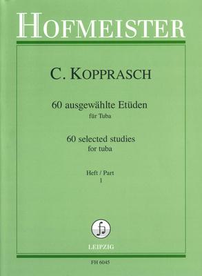 Friedrich Hofmeister Verlag Kopprasch 60 Etüden Tuba 1