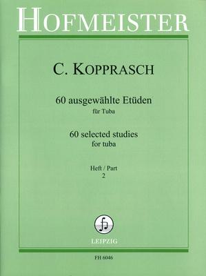 Friedrich Hofmeister Verlag Kopprasch 60 Etüden Tuba 2