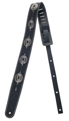 Richter Raw II Concho Guit Strap BK/OS