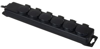 Brennenstuhl Hinged Lid Socket Dist. 6-Way
