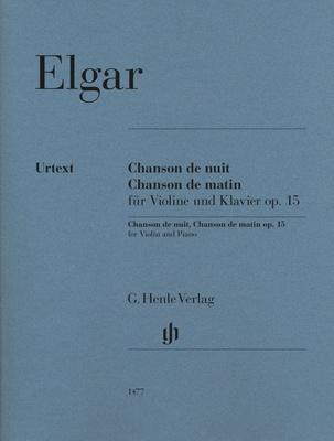 Henle Verlag Elgar Chanson De Nuit/De Matin