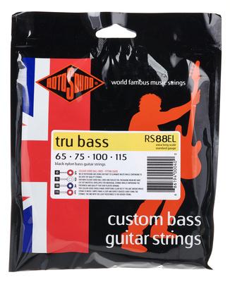 Rotosound RS88EL Black Nylon Extra Long