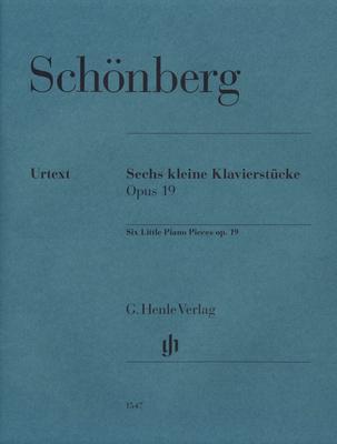 Henle Verlag Schönberg Kleine Klavierstücke