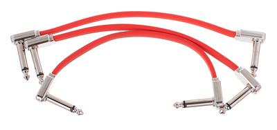 Ernie Ball Red Flex Ribbon Patch Cable 6""