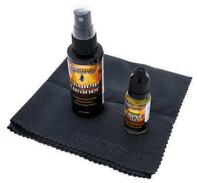 MusicNomad Premium Ukulele Care Kit 3 pc