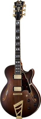 DAngelico Deluxe SS Satin Brown Burst