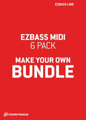 Toontrack EZbass MIDI 6 Pack Bundle