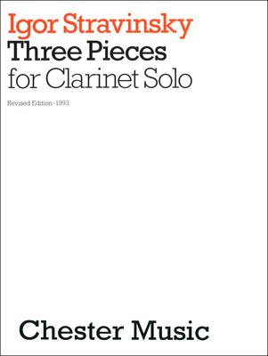Chester Music Strawinsky Three Pieces Clarin