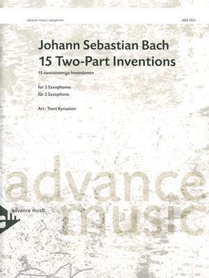 Advance Music Bach 15 Inventionen Saxophone