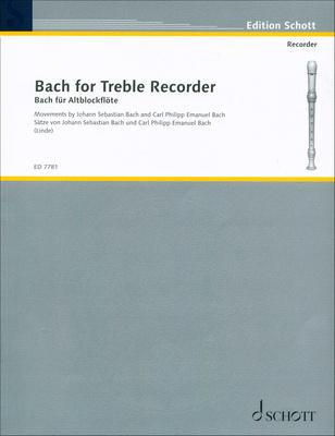Schott Bach for Alt-Blockflöte