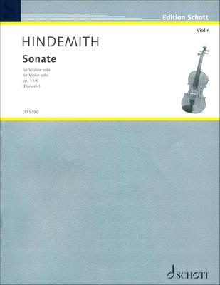 Schott Hindemith Sonate op.11 Nr.6