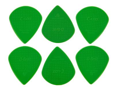 D-Grip Picks Jazz C Nylon Green 1,00