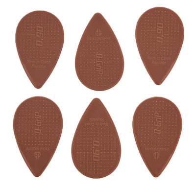 D-Grip Picks Balkan Form Nylon Brown 0,90
