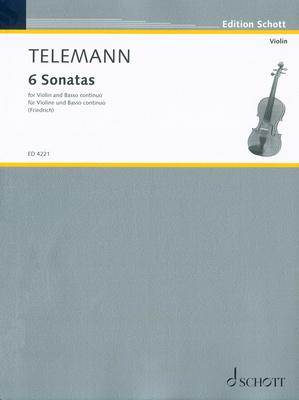 Schott Telemann 6 Sonaten Violine