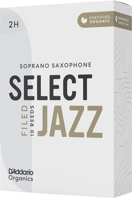 DAddario Woodwinds Organic Sel. Jazz Filed SOP 2H