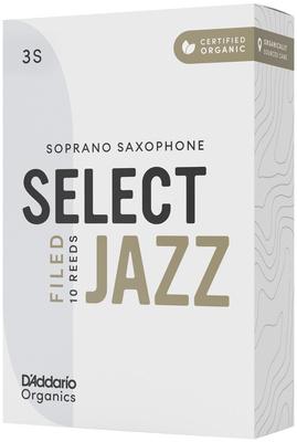 DAddario Woodwinds Organic Sel. Jazz Filed SOP 3S