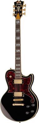 DAngelico DLX Atlantic Bariton Solid BLK