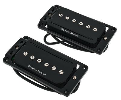 Seymour Duncan SHPR-1S P-Rail Set Flat BK
