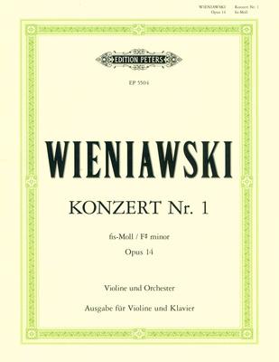 Edition Peters Wieniawski Violinkonzert Nr. 1