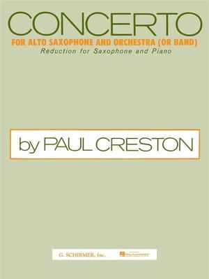 G. Schirmer Creston Concerto Alto Sax