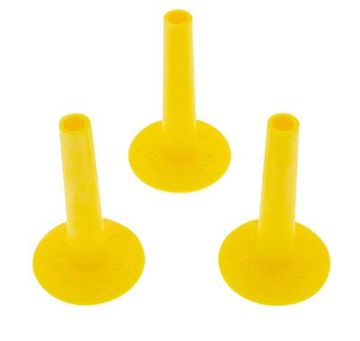 No Nuts Cymbal Sleeves 3pcs Yellow