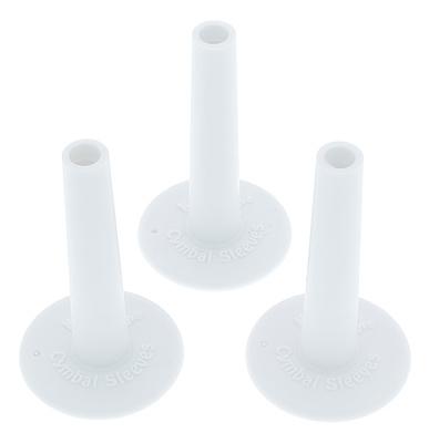 No Nuts Cymbal Sleeves 3pcs White