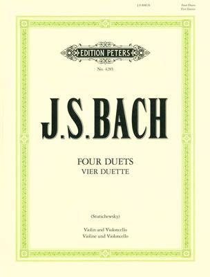 Edition Peters Bach Duette Violine und Cello