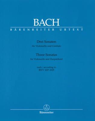 Bärenreiter Bach Drei Sonaten BWV1027-1029