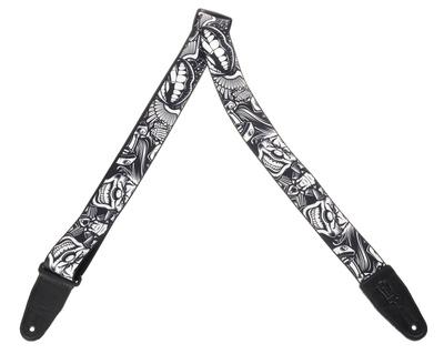 Levys Poly 2" B&W Clowns"