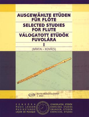 Editio Musica Budapest Ausgewählte Etüden Flute 1