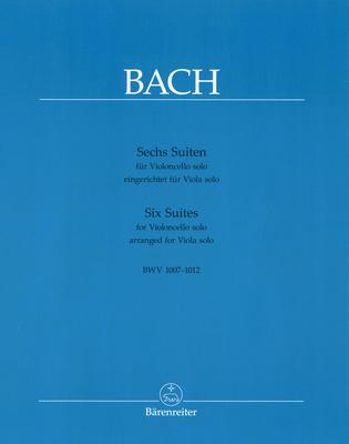 Bärenreiter Bach Suiten BWV1007-1012 Viola