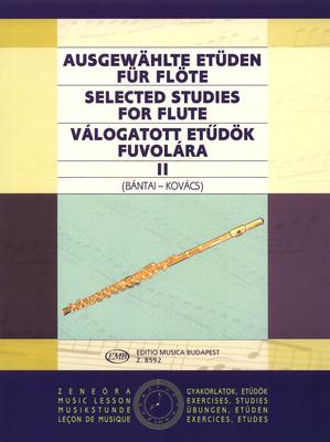 Editio Musica Budapest Ausgewählte Etüden Flute 2