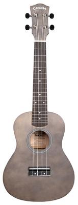 Cascha Concert Uke Linden Set BLK