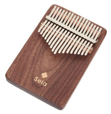 Sela Kalimba 17 Solid Black Walnut