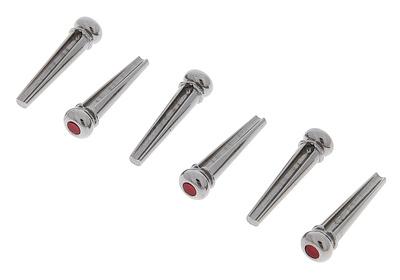 Martin Guitar Bridge Pin Liquid Metal Chrome