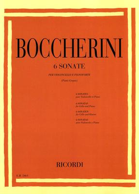 Ricordi Boccherini 6 Sonaten Cello