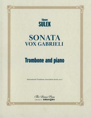 Editions Bim Sulek Sonata Trombone
