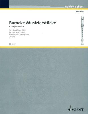 Schott Barocke Musizierstücke