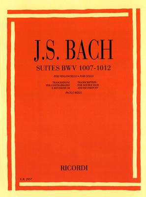 Ricordi Bach 6 Suites Double Bass