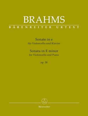 Bärenreiter Brahms Cellosonate op. 38