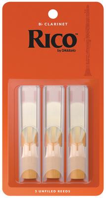 DAddario Woodwinds Rico Bb Clarinet 3.5 3-Pack