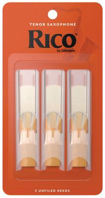 DAddario Woodwinds Rico Tenor Sax 3.5 3-Pack