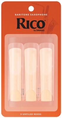DAddario Woodwinds Rico Baritone Sax 3.0 3-Pack
