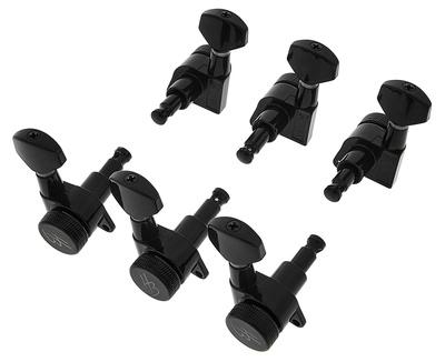 Harley Benton Parts JN07BK SPLK L6 Tuner Set