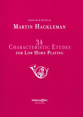 Editions Bim 34 Characteristic Etudes Low