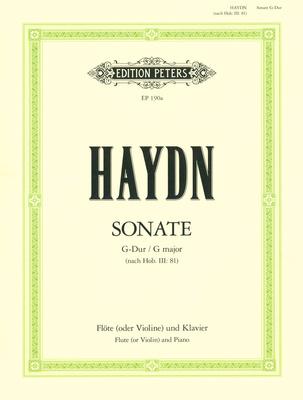 Edition Peters Haydn Flötensonate nach op.77