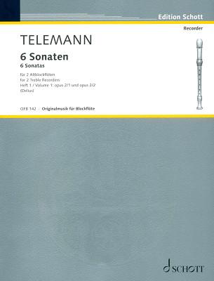 Schott Telemann 6 Sonaten Flute 1