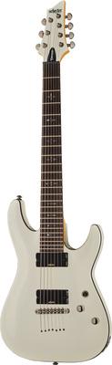 Schecter Demon 7 Vintage White