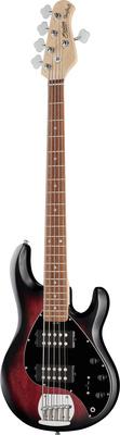 Sterling by Music Man StingRay 5 HH Ruby Red Burst