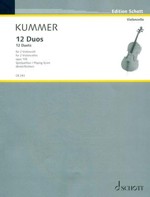 Schott Kummer 12 Duos Cello op.105